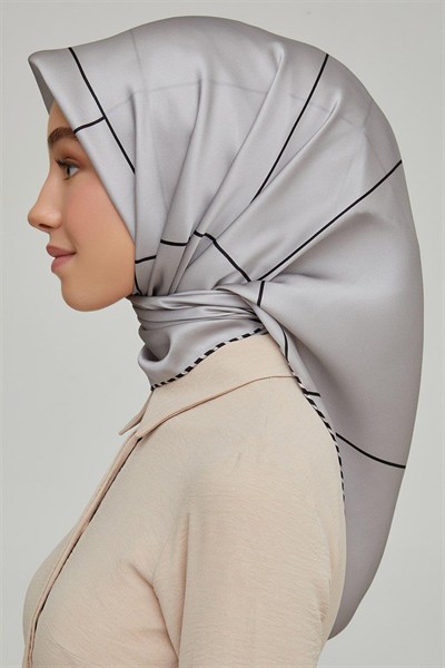 Armine İpek Eşarp 2022 Kış 8655-07 Twill