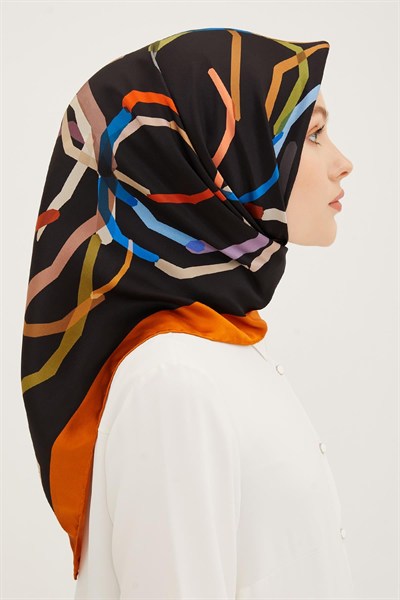 Armine İpek Eşarp 2023 Yaz 8902-36 Twill