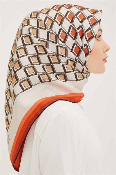 Armine İpek Eşarp 2023 Yaz 8913-39 Twill