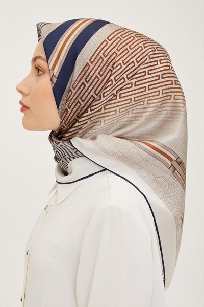Armine İpek Eşarp 2023 Yaz 8930-53 Twill