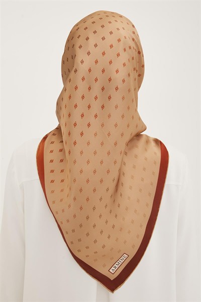 Armine İpek Eşarp 2023 Yaz 8936-33 Twill