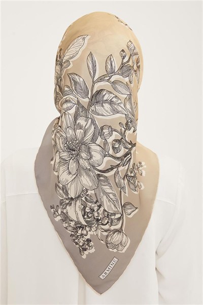 Armine İpek Eşarp 2023 Yaz 8938-22 Twill