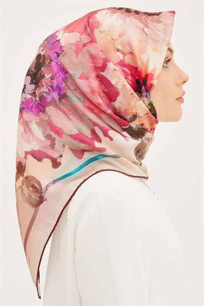Armine İpek Eşarp 2023 Yaz 8951-50 Twill