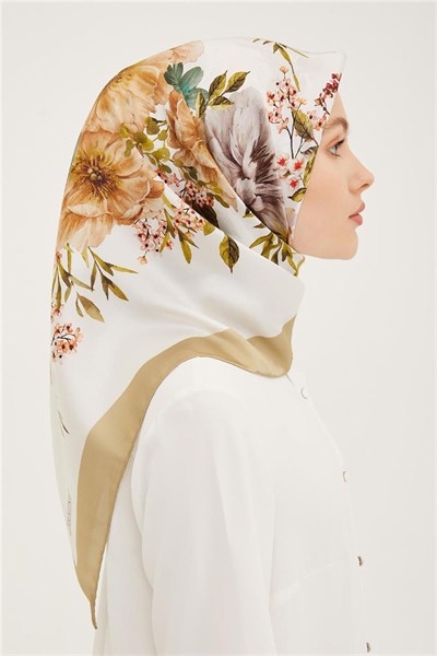 Armine İpek Eşarp 2023 Yaz 8952-35 Twill