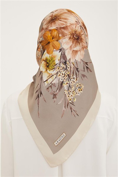 Armine İpek Eşarp 2023 Yaz 8952-37 Twill