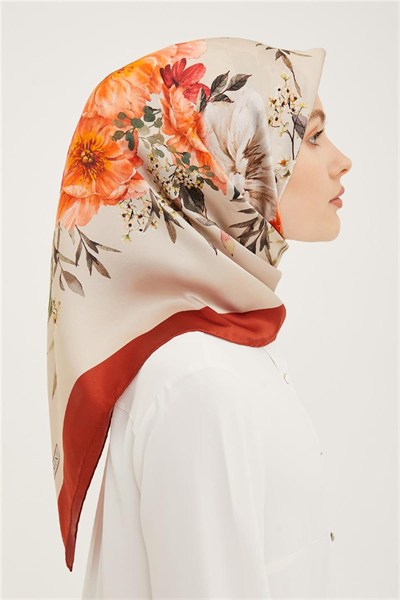 Armine İpek Eşarp 2023 Yaz 8952-54 Twill