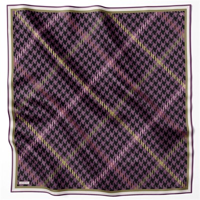 Armine İpek Eşarp 2024 Kış - 9000-55 Mürdüm Twill