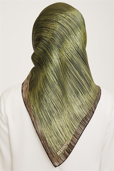 Armine İpek Eşarp 2024 Kış - 9005-35 Twill