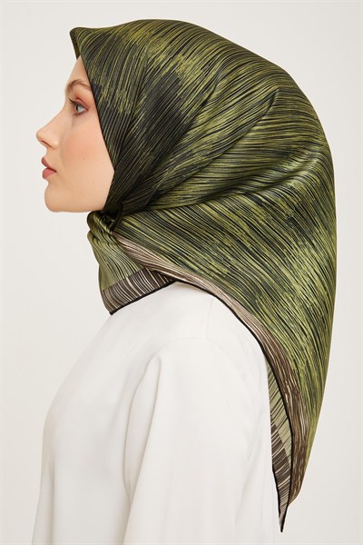 Armine İpek Eşarp 2024 Kış - 9005-35 Twill