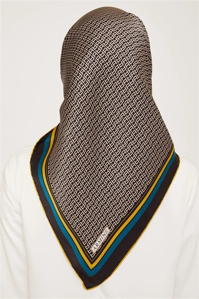 Armine İpek Eşarp 2024 Kış - 9026-57 Twill