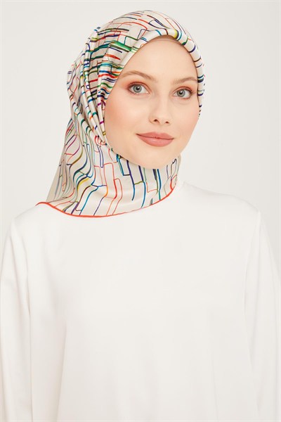 Armine İpek Eşarp 2024 Kış - 9027-32 Twill