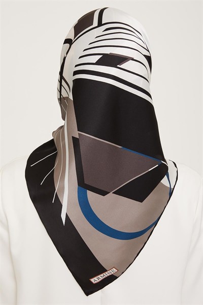 Armine İpek Eşarp 2024 Kış - 9050-57 Twill