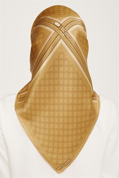Armine İpek Eşarp 2024 Kış - 9054-10 Twill