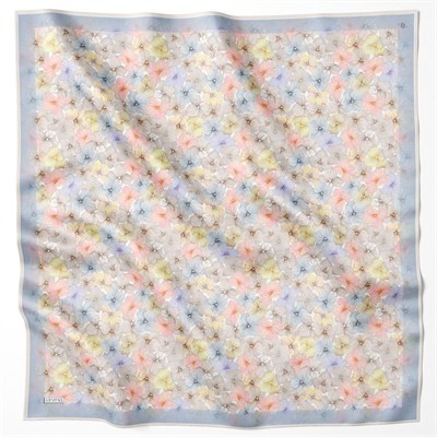 Armine İpek Eşarp 2024 Yaz - 9108-36 Bebe Mavi Twill