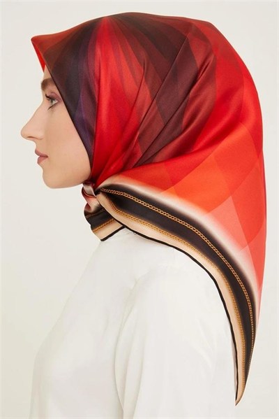 Armine İpek Eşarp 2024 Yaz - 9112-39 Pembe Twill