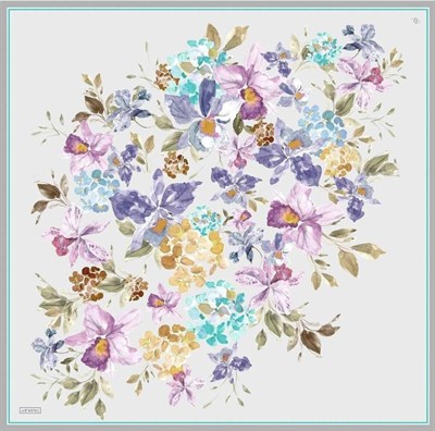 Armine İpek Eşarp 2024 Yaz - 9127-31 Gri Twill