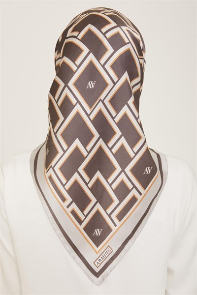 Armine İpek Eşarp 2024 Yaz - 9132-82 Twill