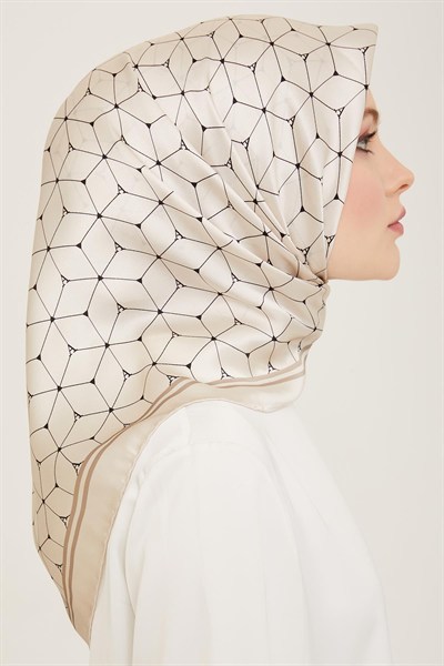 Armine İpek Eşarp 2024 Yaz - 9166-01 Twill