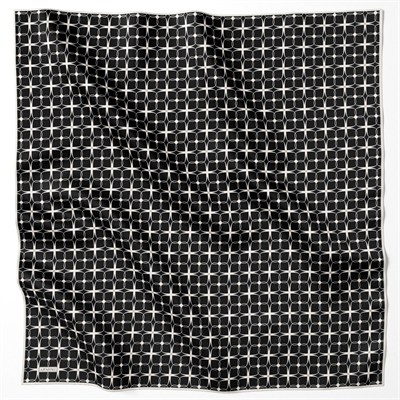 Armine İpek Eşarp 2025 Kış - 9207-04 Siyah Twill