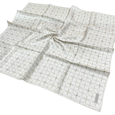 Armine İpek Eşarp 2025 Kış - 9207-84 Krem Twill