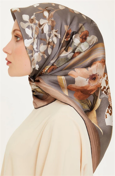 Armine İpek Eşarp 2025 Kış - 9215-04 Twill