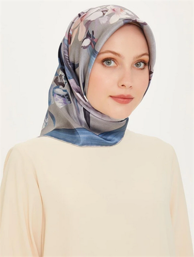 Armine İpek Eşarp 2025 Kış - 9215-37 Twill