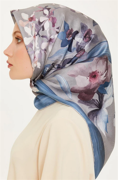 Armine İpek Eşarp 2025 Kış - 9215-37 Twill