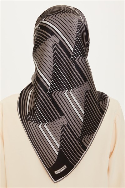 Armine İpek Eşarp 2025 Kış - 9218-81 Twill