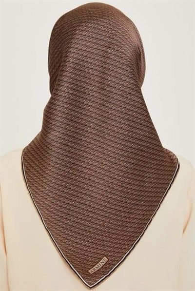 Armine İpek Eşarp 2025 Kış - 9250-80 Bakır Twill