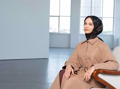 Armine İpek Eşarp 2025 Kış - 9258-02 Siyah Gold Twill