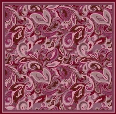 Armine İpek Eşarp 2025 Yaz - 9323-83 Bordo Sura