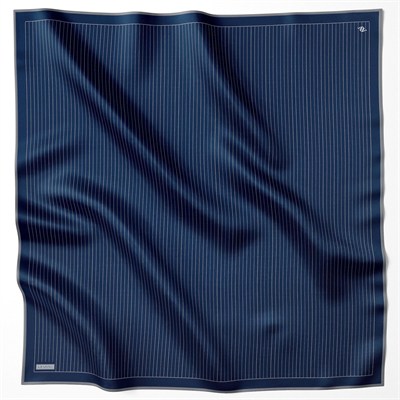 Armine İpek Eşarp 2025 Yaz - 9348-80 Lacivert Twill
