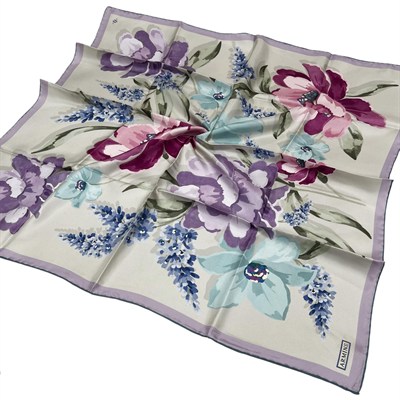 Armine İpek Eşarp 2026 Kış - 9414-06 Krem Lila Twill