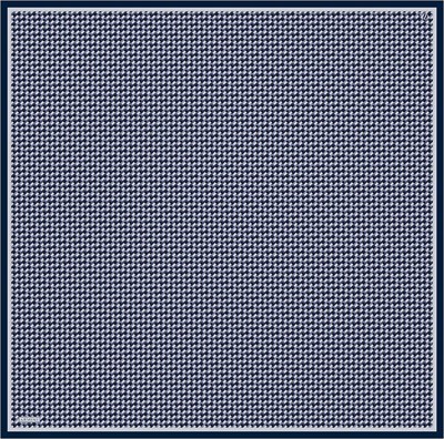 Armine İpek Eşarp 2026 Kış - 9417-03 Lacivert Gri Twill