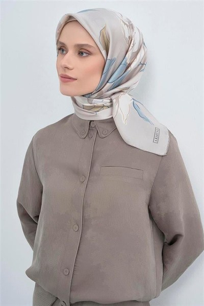 Armine İpek Eşarp 2026 Yaz - 9509-05 Taş Twill