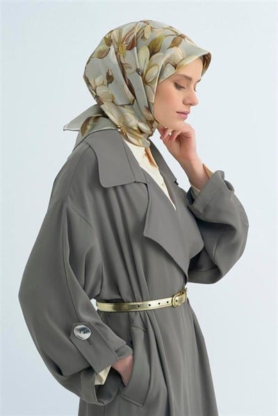 Armine İpek Eşarp 2026 Yaz - 9524-31 Mint Twill