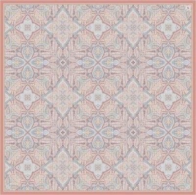 Armine İpek Eşarp 2026 Yaz - 9540-36 Turuncu Twill