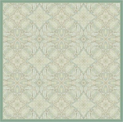 Armine İpek Eşarp 2026 Yaz - 9540-54 Yeşil Twill