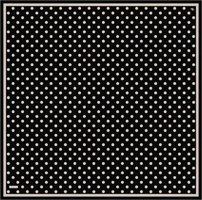 Armine İpek Eşarp 2026 Yaz - 9544-01 Siyah Twill
