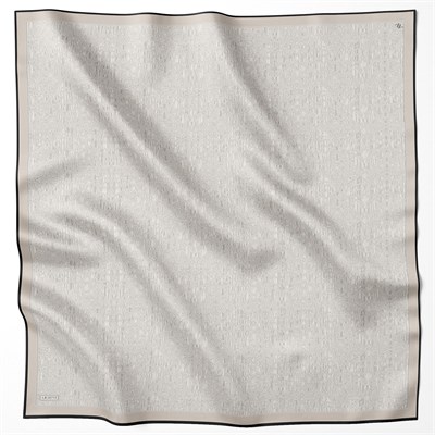 Armine İpek Eşarp 2027 Kış - 9601-02 Ekru Gri Twill