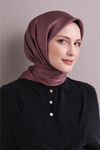 Armine İpek Eşarp 2027 Kış - 9601-04 Gül Kurusu Twill