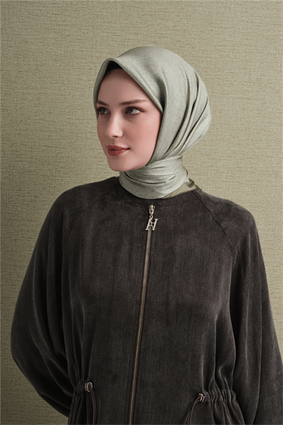 Armine İpek Eşarp 2027 Kış - 9601-32 Açık Yeşil Twill