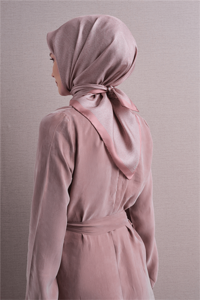 Armine İpek Eşarp 2027 Kış - 9601-35 Pembe Sura