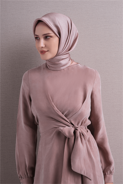 Armine İpek Eşarp 2027 Kış - 9601-35 Pembe Sura