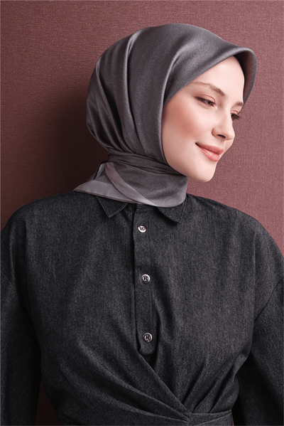 Armine İpek Eşarp 2027 Kış - 9601-56 Açık Vizon Sura