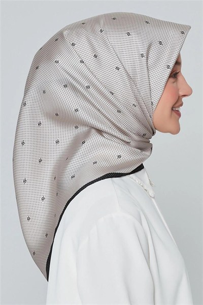 Armine İpek Eşarp Nostalji - 8259-83 Açık Taş Twill