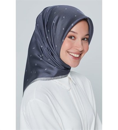 Armine İpek Eşarp Nostalji - 8259-88 Antrasit Sura