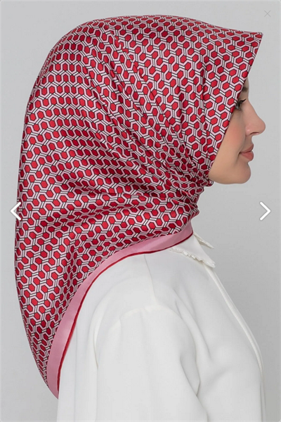 Armine İpek Eşarp Nostalji - 8401-80 Pembe Twill