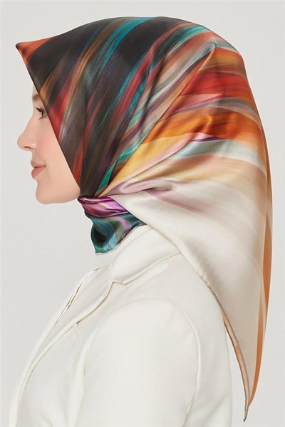 Armine İpek Eşarp Nostalji - 8508-31 Hardal Twill