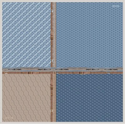 Armine İpek Eşarp Nostalji - 8519-83 Kot Mavi Twill
